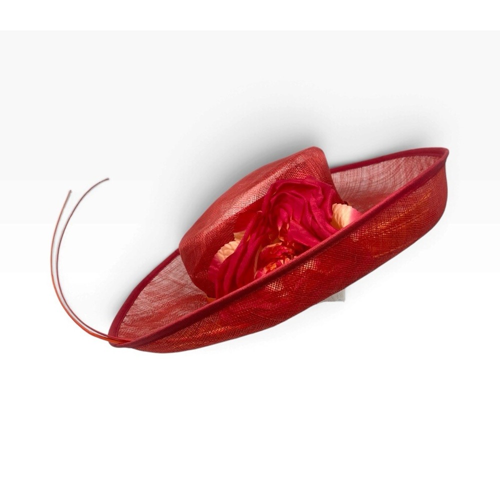 Plaza Suite New York Women's Church Derby + Pink Orange Flower Hat Classic